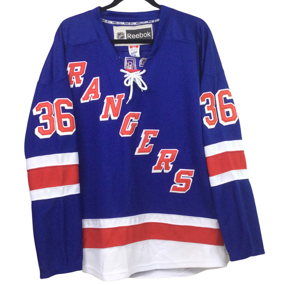 Reebok Other - NHL Reebok New York Rangers Zuccarello Long Sleeve CCM Ice Hockey Jersey Men's S